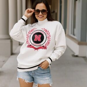 NWT Gameday Couture Nebraska Cornhuskers Power
Play Mock Pullover